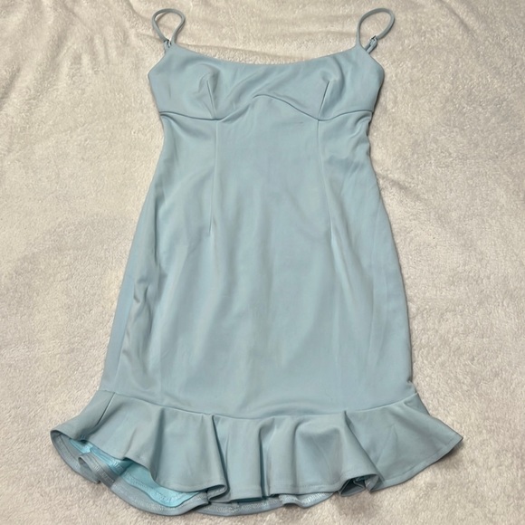 Saints + Secrets blue mini homecoming dress size small - Picture 4 of 7